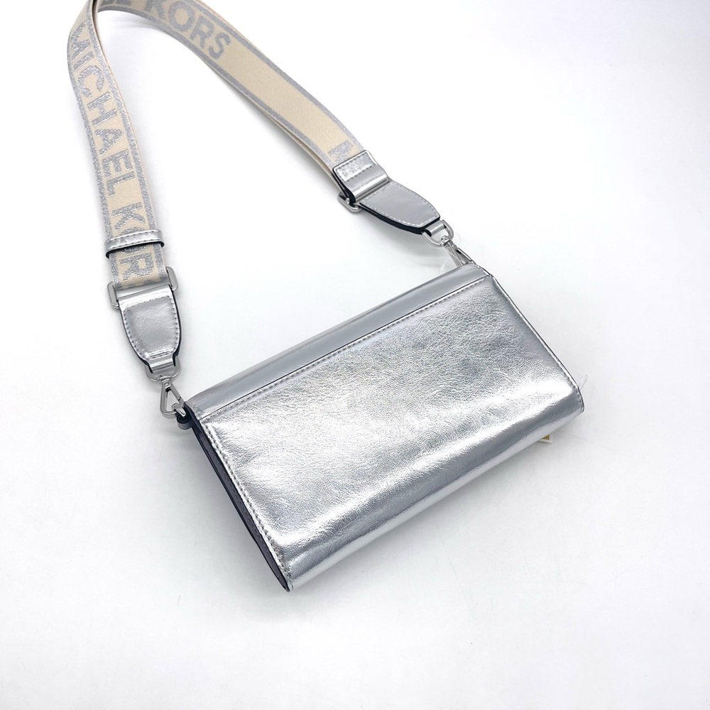 Michael Kors Large Zip Around Wallet Crossbody Bag - Picture 5 of 10